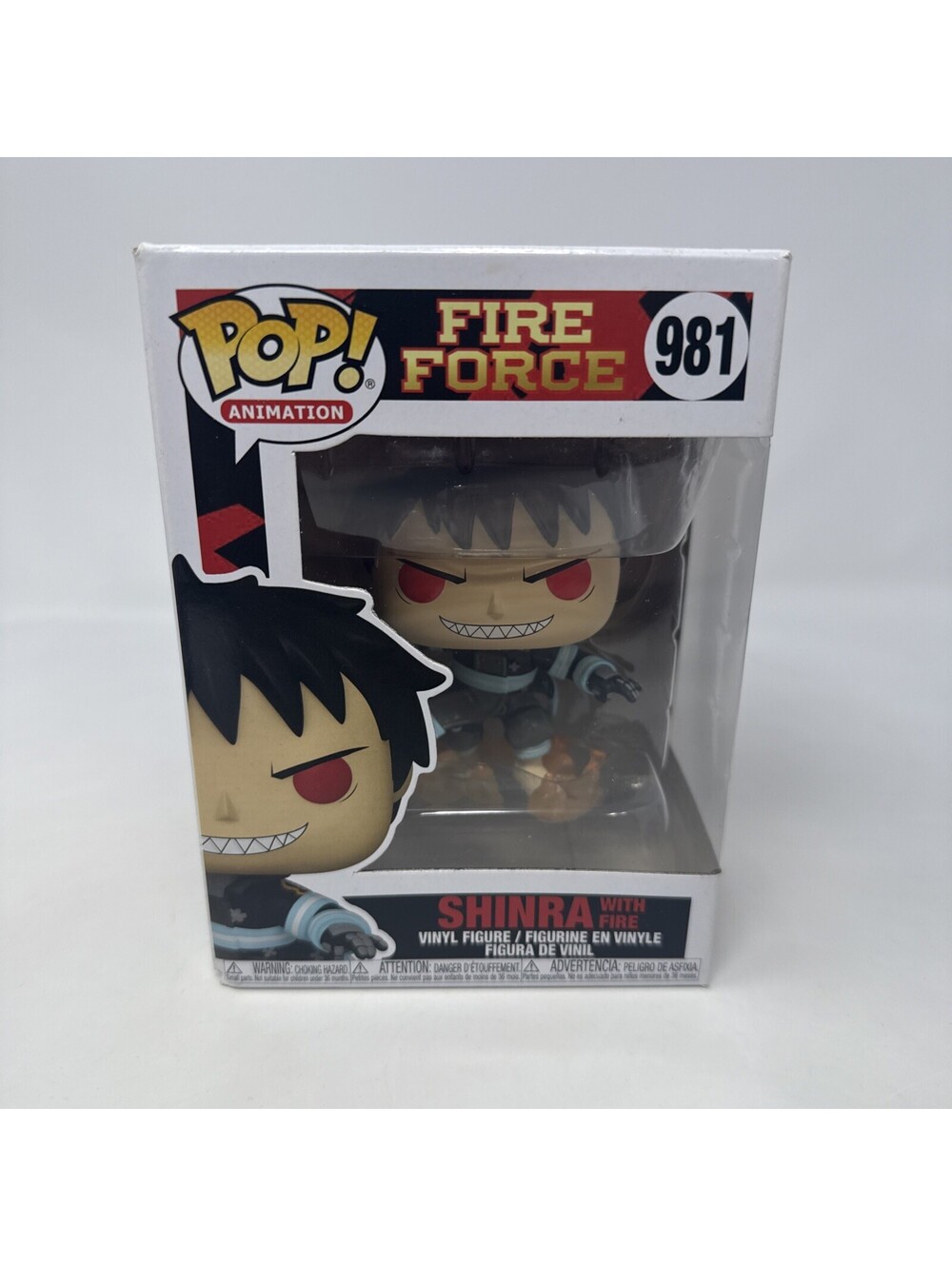 Funko Pop! Vinyl Fire Force Shinra with Fire Anime Figure 981